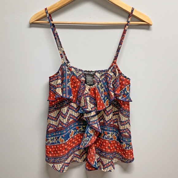 ⚡️ Paisley Ruffle Tank - Picture 6 of 8